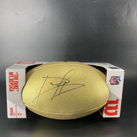 NFL - Cardinals Dadrion Taylor- Demerson Signed Gold Composite Football