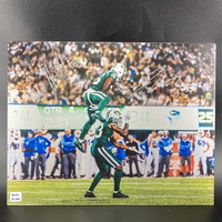 Jets - Multi Sign Metal Picture (14x11) Signed By Jamal Adams And Marcus...