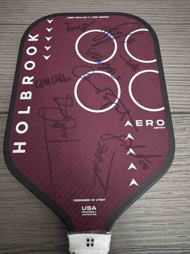 Photo of Dirk Nowitzki, Terrell Owens, J.D. Martinez, Tfue, Anna Bright and others signed paddle