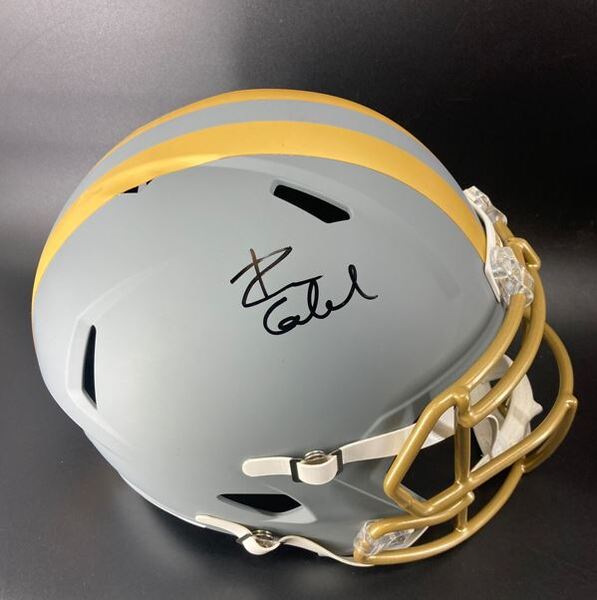 NFL - Browns Dillon Gabriel Signed Slate Replica Speed Helmet