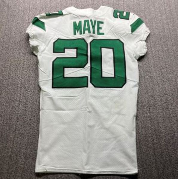 Crucial Catch - Jets Marcus Maye Game Worn Jersey 2021 Season Size 40