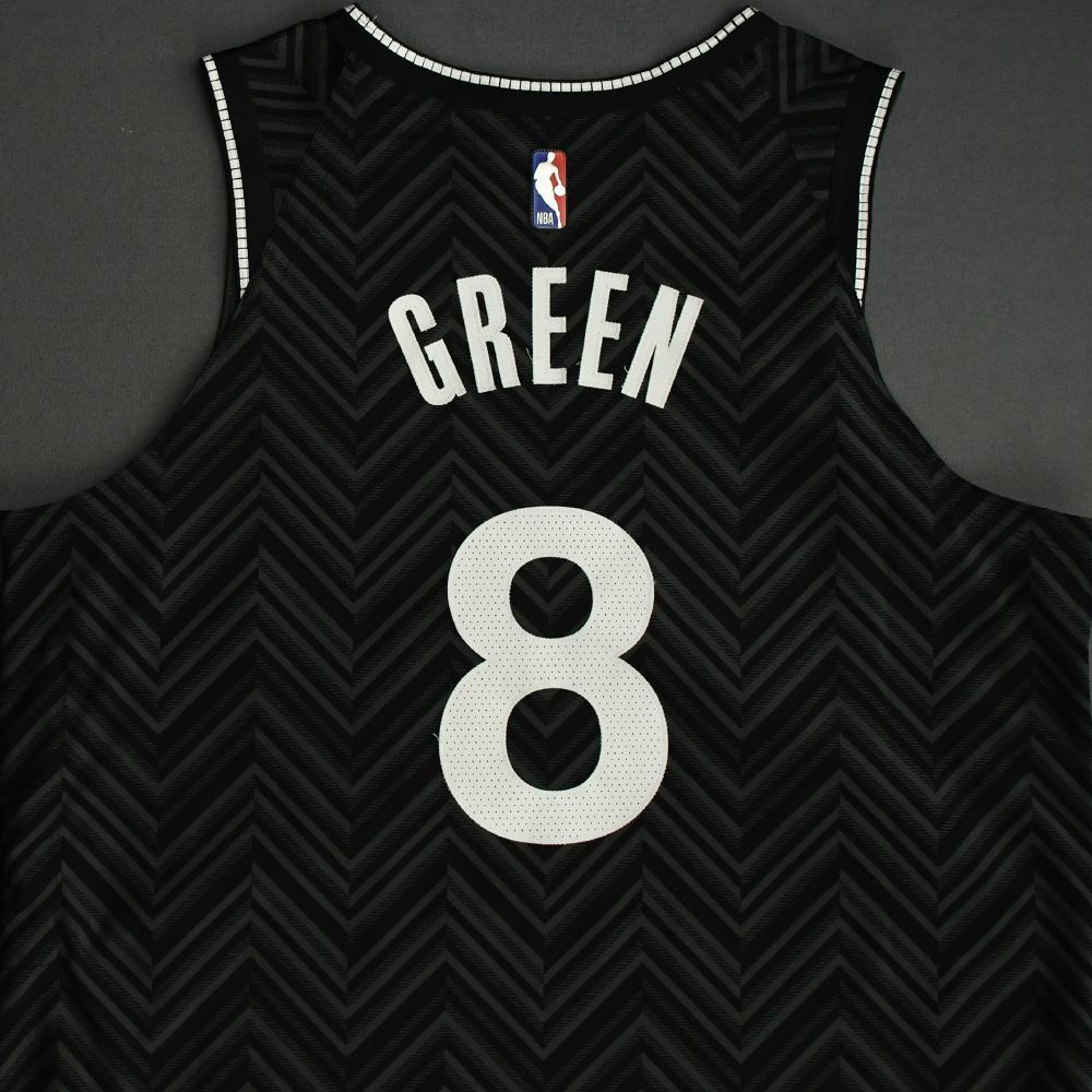 Jeff Green Brooklyn Nets GameWorn Earned Edition Jersey 202021