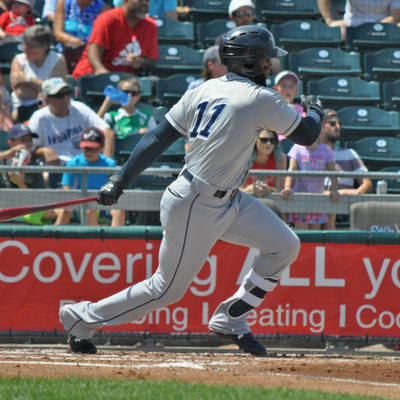 Yandy Diaz #11 Game Worn Jersey