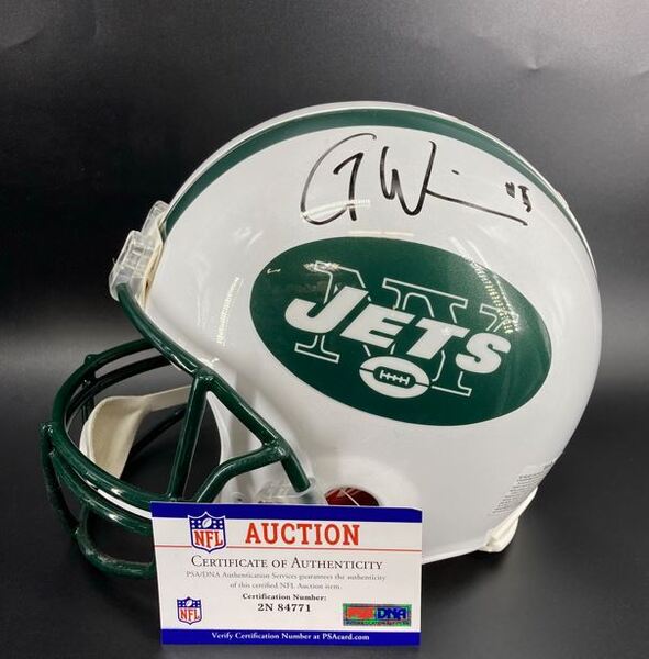 NFL - Jets Garrett Wilson Signed Authentic Speed Helmet