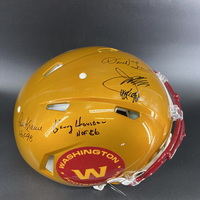 HOF - Commanders Multi Signed Authentic Flash Speed Helmet Signed by Joe...