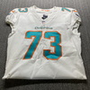 NFL - Dolphins Wesley Johnson Game Cut Jersey Size 46