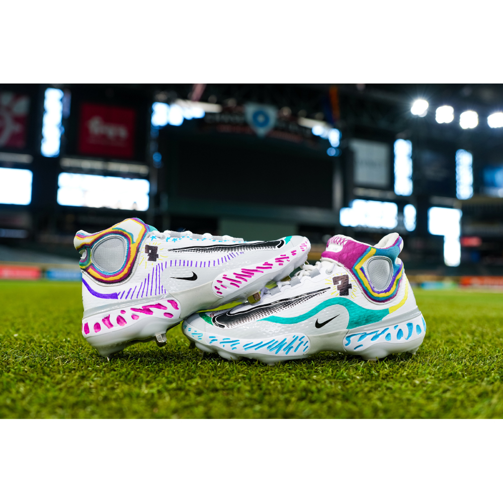 Presale: Corbin Carroll Game-Used/Team-Issued Childhood Cancer