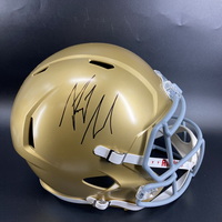 NFL - Notre Dame Riley Leonard Signed Replica Speed Helmet