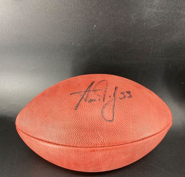Packers - Aaron Jones Signed Authentic Football