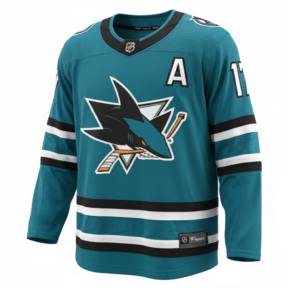 Macklin Celebrini Signed San Jose Sharks Teal Home Jersey 