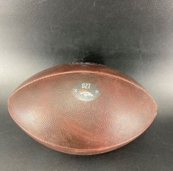 NFL - Broncos Game Used Football (11/162025) Individually Numbered 027 N...