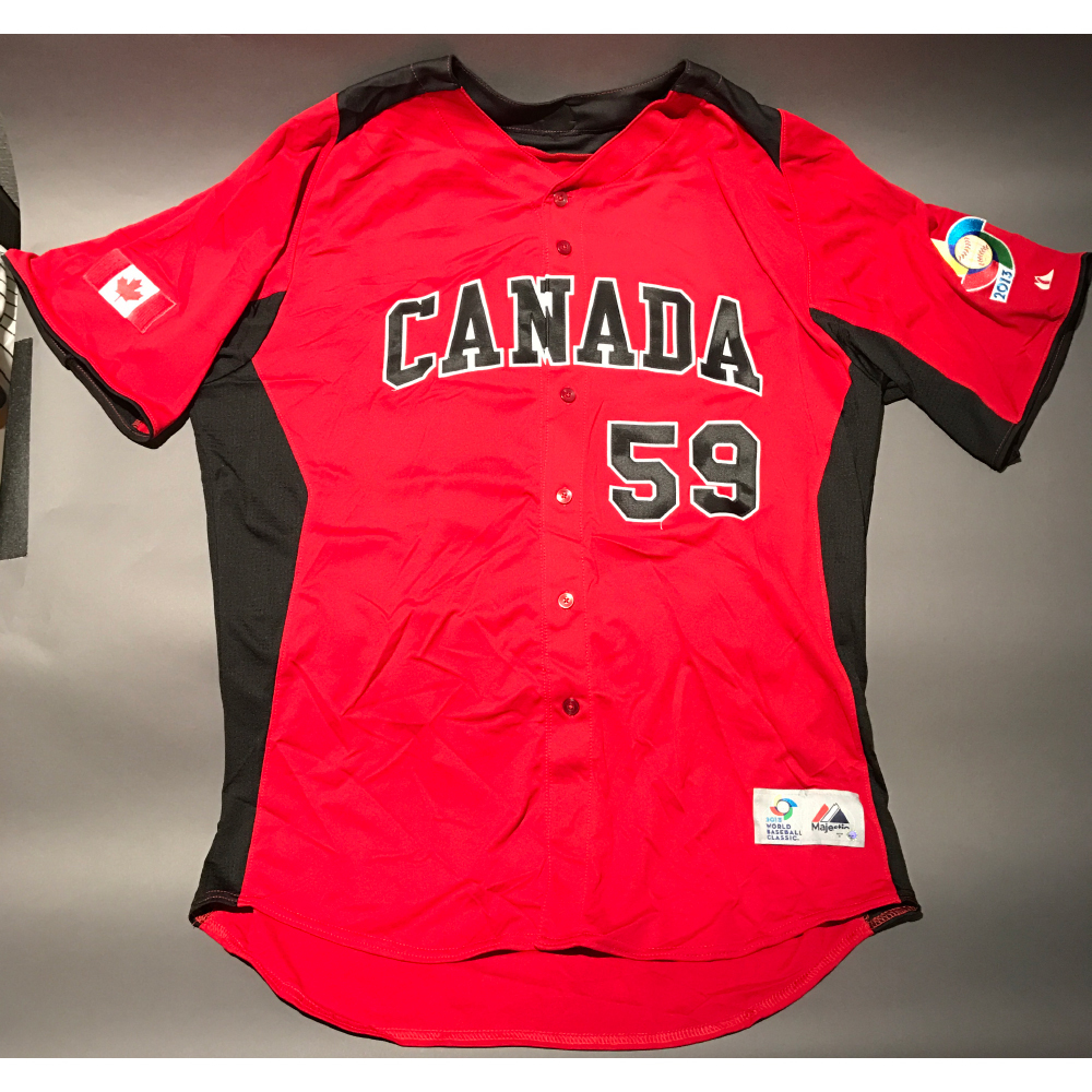 Majestic WBC 2013 カナダ代表 オーセンティック ユニフォーム 2013 World Baseball Classic Jersey - Canada Jersey, John Axford