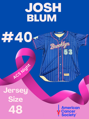 #40 Josh Blum Game Used ACS Jersey (Size 48)
