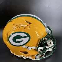 NFL - Packers Jayden Reed Signed Authentic Speed Helmet