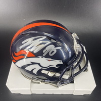 Broncos - Derek Wolfe Signed Mini Helmet
