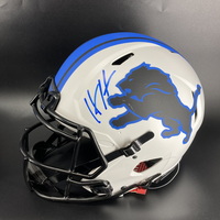 NFL - Lions Hendon Hooker Signed Authentic Lunar Eclipse Speed Helmet