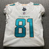 NFL - Dolphins Drew Morgan Game Cut Jersey Size 38