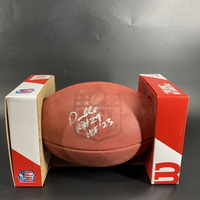HOF - Jets Darrelle Revis Signed Authentic Football with Pro Bowl Logo w...