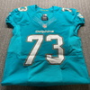 NFL - Dolphins Jeff Braun Game Cut Jersey Size 46
