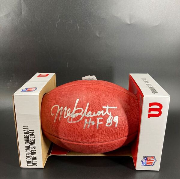 HOF - Steelers Mel Blount Signed Authentic Football