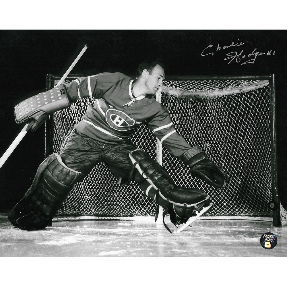 Charlie Hodge Autographed Montreal Canadiens 8X10 Photo