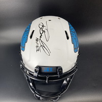 HOF - Jaguars Tony Boselli Signed Authentic Lunar Eclipse Helmet