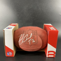 NFL - Cowboys Zach Martin Signed Authentic Football with Pro Bowl Logo