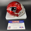 NFL - Patriots Drake Maye Signed Mini Helmet