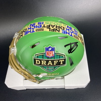 NFL - Raiders Jack Bech Signed NFL Draft Mini Helmet