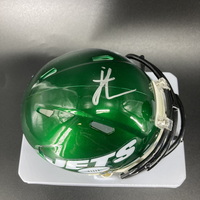 NFL - Jets Jordan Travis Signed Mini Helmet
