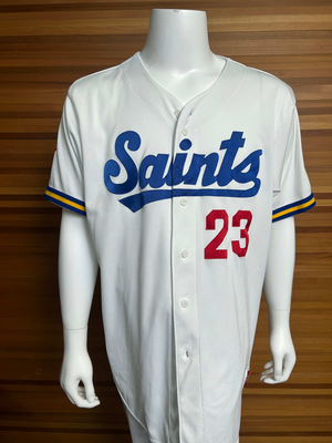 #23 Walker Jenkins Game-worn Home White Jersey
