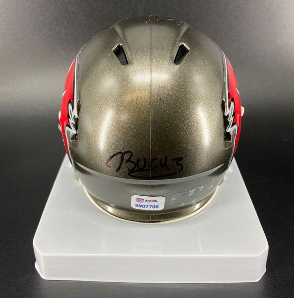 NFL - Buccaneers Bucky Irving Signed Mini Helmet