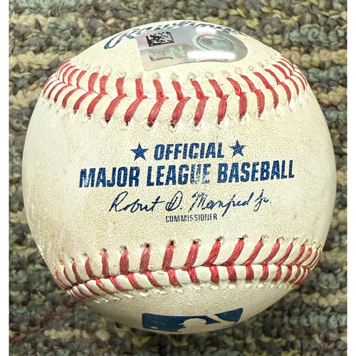 Photo of Game-Used Baseball: Kyle Schwarber Philadelphia Phillies RBI Single off Tarik Skubal (MLB AUTHENTICATED)
