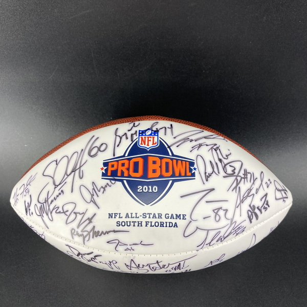 NFL - Multi Sign 2010 Commemorative Panel Ball Signed By Over 40 Players...