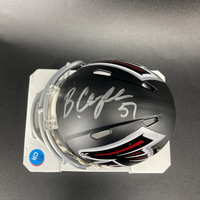 Falcons - Marlon Davidson Signed Mini Helmet