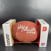 HOF - Steelers John Stallworth Signed Authentic Football
