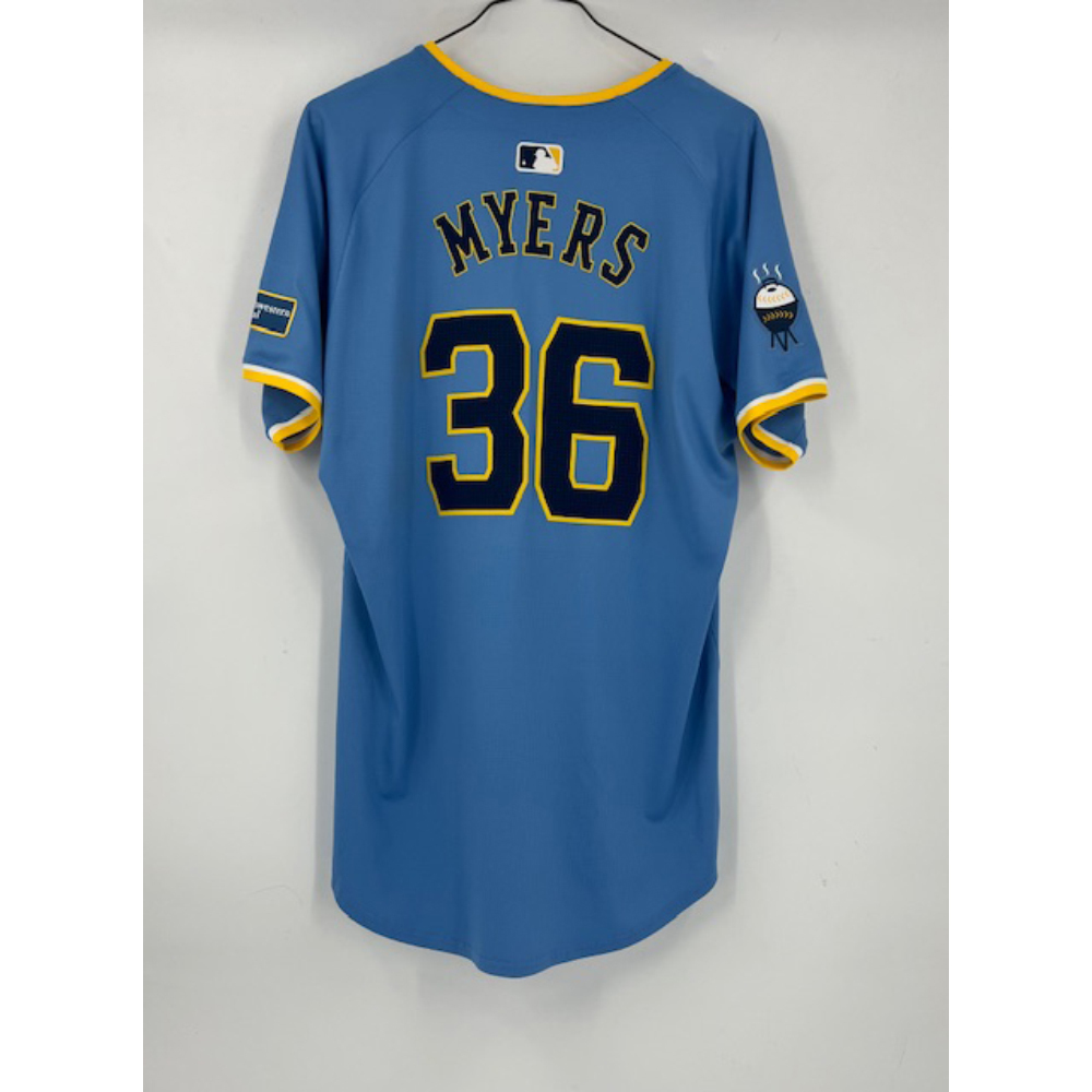 ブルワーズ　イェリッチ　ユニフォーム　BREWERS Christian Yelich Milwaukee Brewers ジャージ、 Christian