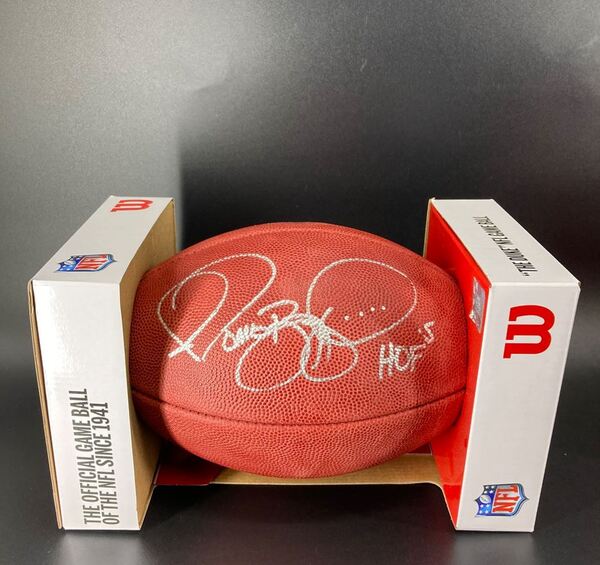 HOF - Steelers Jerome Bettis Signed Authentic Football