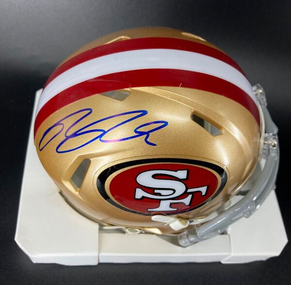 NFL - 49ers Ricky Pearsall Signed Mini Helmet