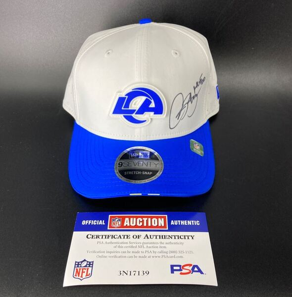 HOF - Rams Isaac Bruce Signed Hat