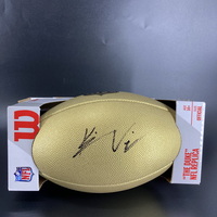 NFL - Chargers Kimani Vidal Signed Gold Duke