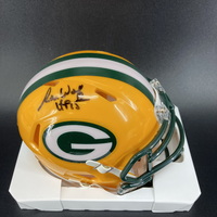 HOF - Packers Ron Wolf Signed Mini Helmet with HOF 79 Inscription