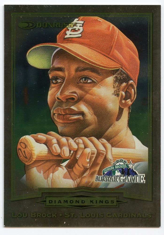 1998 FanFest Brock #4 Lou Brock/Donruss
