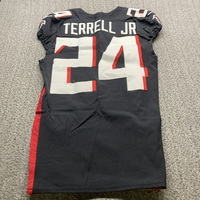 Crucial Catch - Falcons AJ Terrell Game Worn Jersey (10/08/23) Size 38 W...