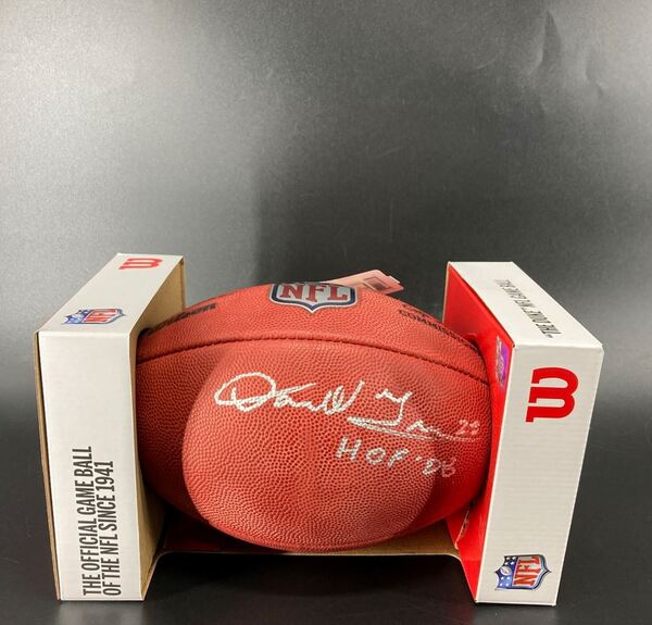 HOF - Commanders Darrell Green Signed Authentic Football