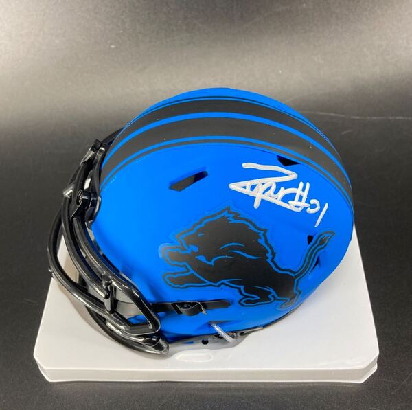 Lions - Kerby Jospeh Signed Rave Mini Helmet