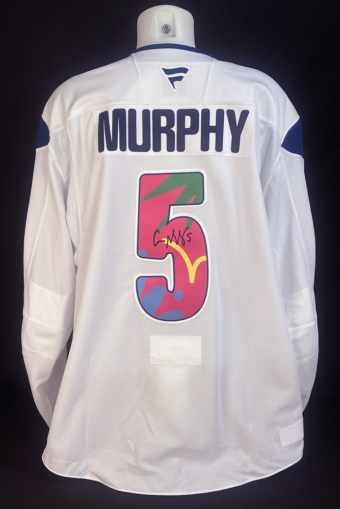 Connor Murphy #5 - Autographed 2025-26 Edmonton Oilers Celebrating Pride Night Ltd Edition Fanatics Practice Jersey (Autographed Only / Not Worn)