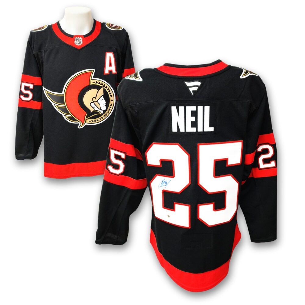 Chris Neil Autographed Ottawa Senators Home Fanatics Premium Jersey