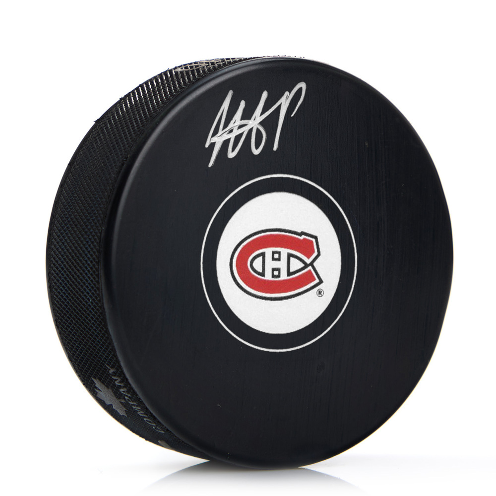 Alexander Zharovsky Autographed Montreal Canadiens Hockey Puck