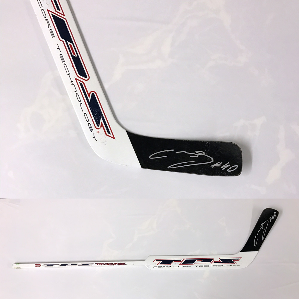 SEMYON VARLAMOV Signed TPS Stick - Washington Capitals